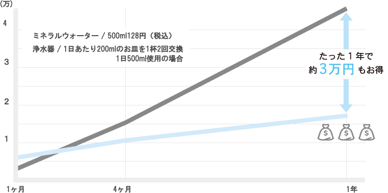 たった1年で約もお得