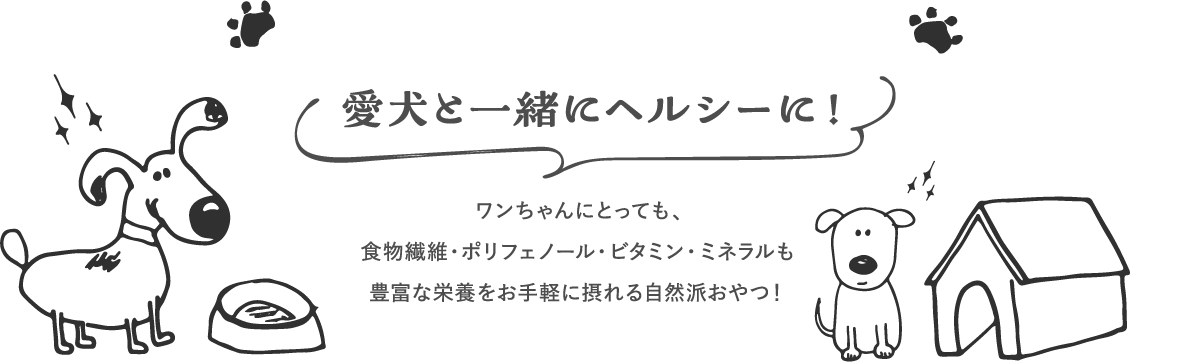 愛犬と一緒にヘルシーに！